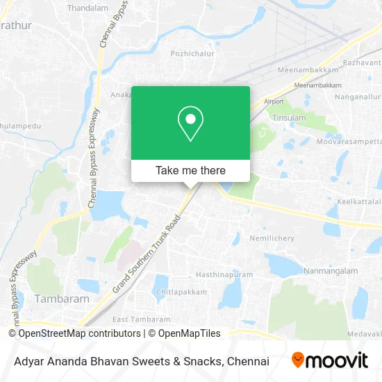 Adyar Ananda Bhavan Sweets & Snacks map