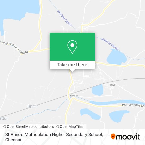 St Anne's Matriculation Higher Secondary School map