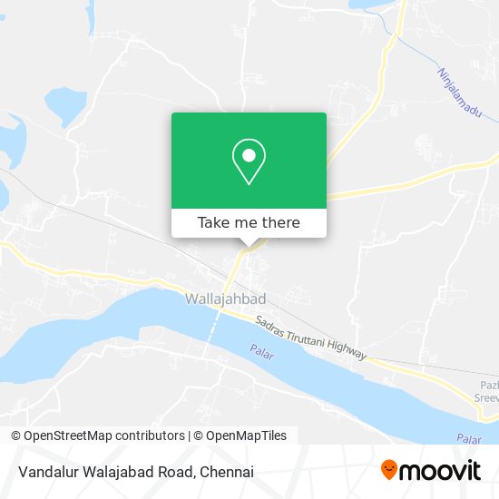 Vandalur Walajabad Road map