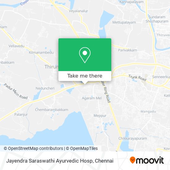 Jayendra Saraswathi Ayurvedic Hosp map