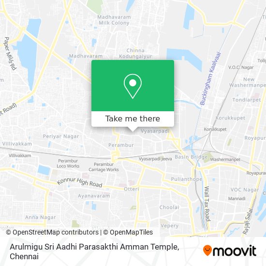 Arulmigu Sri Aadhi Parasakthi Amman Temple map