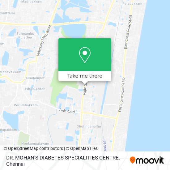 DR. MOHAN'S DIABETES SPECIALITIES CENTRE map