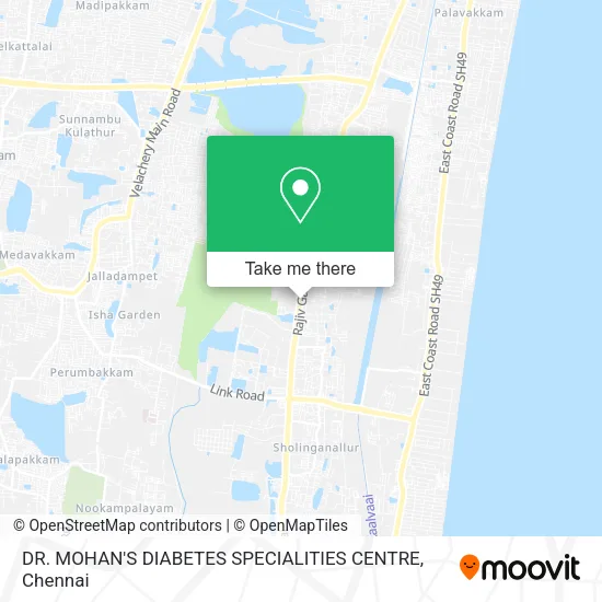 DR. MOHAN'S DIABETES SPECIALITIES CENTRE map