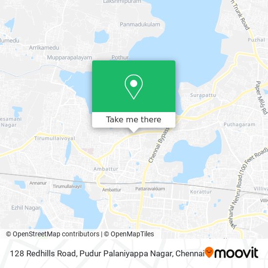 128 Redhills Road, Pudur Palaniyappa Nagar map