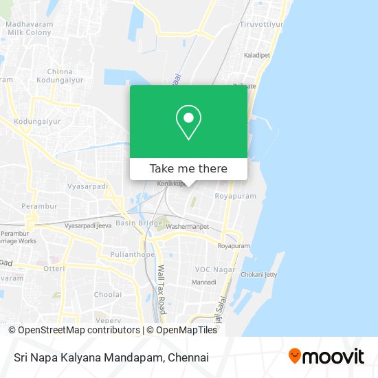Sri Napa Kalyana Mandapam map