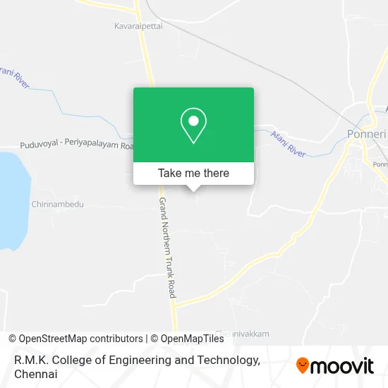 R.M.K. College of Engineering and Technology map