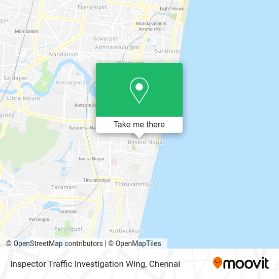 Inspector Traffic Investigation Wing map