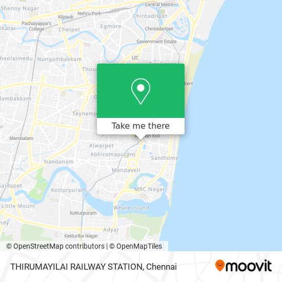 THIRUMAYILAI RAILWAY STATION map
