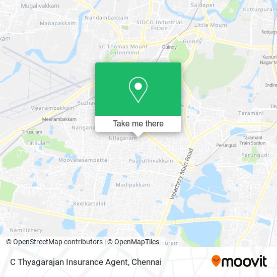 C Thyagarajan Insurance Agent map