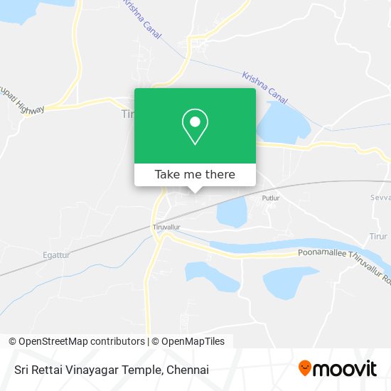 Sri Rettai Vinayagar Temple map
