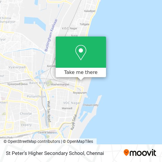 St Peter's Higher Secondary School map