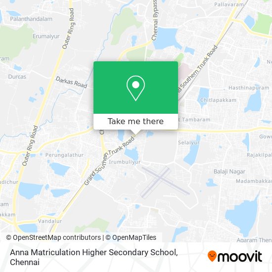 Anna Matriculation Higher Secondary School map