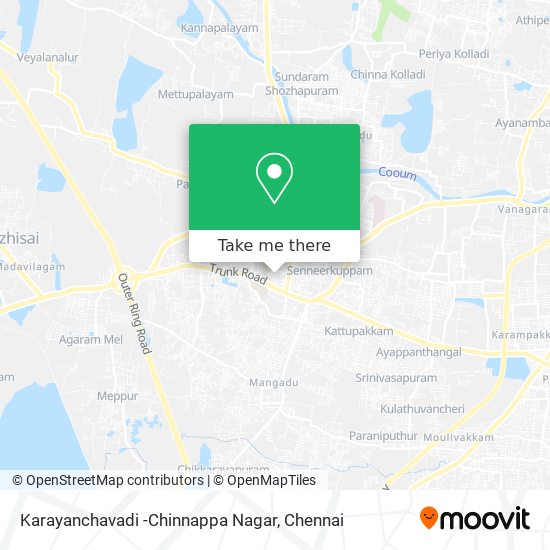 Karayanchavadi -Chinnappa Nagar map