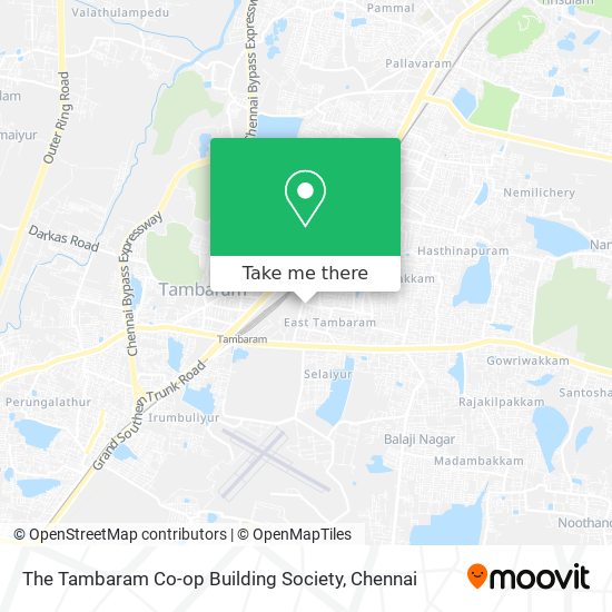 The Tambaram Co-op Building Society map