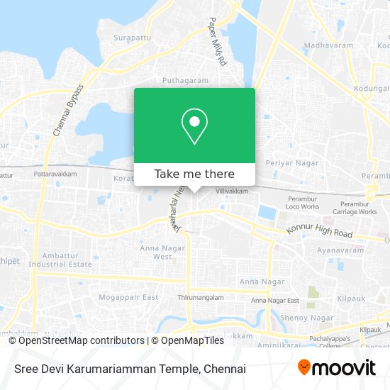 Sree Devi Karumariamman Temple map