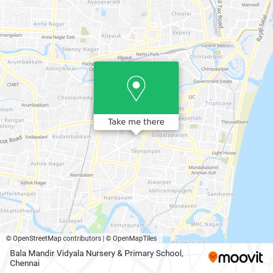 Bala Mandir Vidyala Nursery & Primary School map