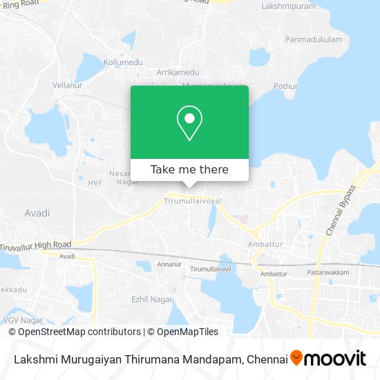 Lakshmi Murugaiyan Thirumana Mandapam map