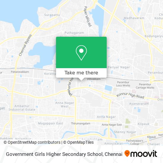 Government Girls Higher Secondary School map