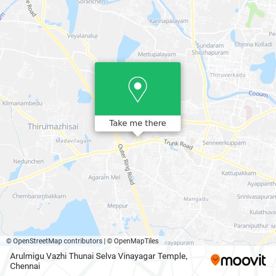 Arulmigu Vazhi Thunai Selva Vinayagar Temple map