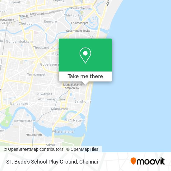ST. Bede's School Play Ground map