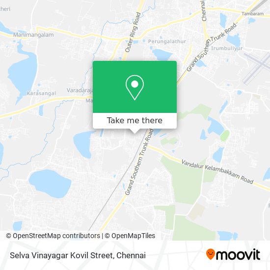 Selva Vinayagar Kovil Street map