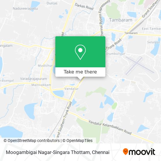 Moogambigai Nagar-Singara Thottam map