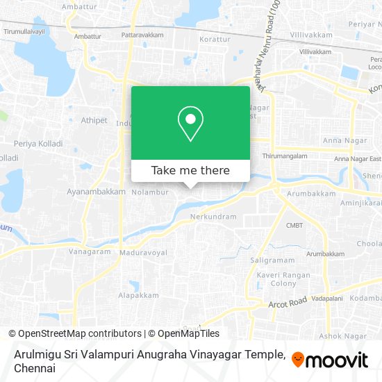 Arulmigu Sri Valampuri Anugraha Vinayagar Temple map