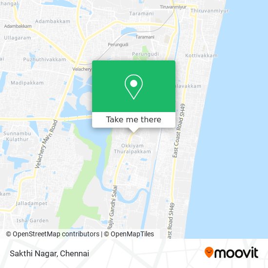 Sakthi Nagar map