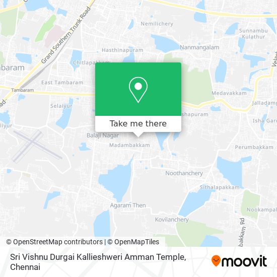 Sri Vishnu Durgai Kallieshweri Amman Temple map