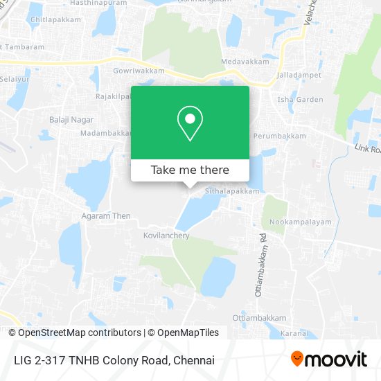 LIG 2-317 TNHB Colony Road map