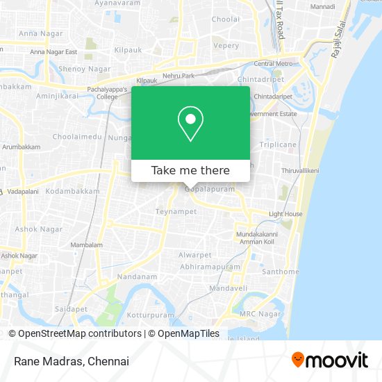 Rane Madras map