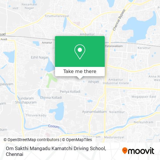 Om Sakthi Mangadu Kamatchi Driving School map