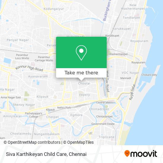 Siva Karthikeyan Child Care map