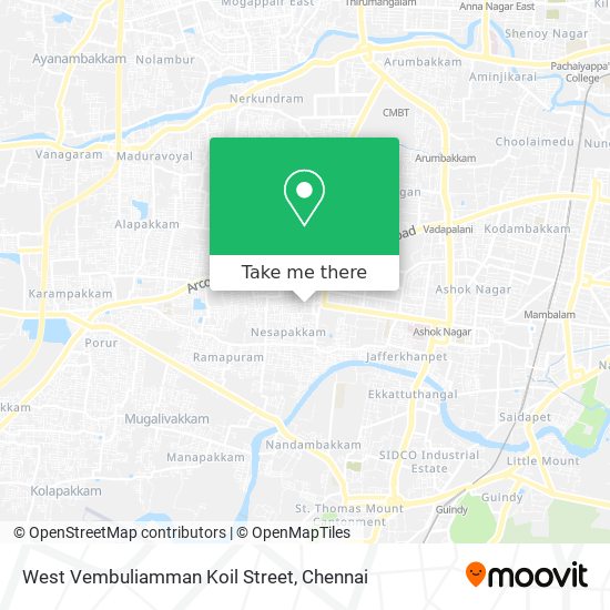 West Vembuliamman Koil Street map