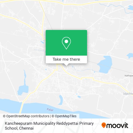 Kancheepuram Municipality Reddypettai Primary School map