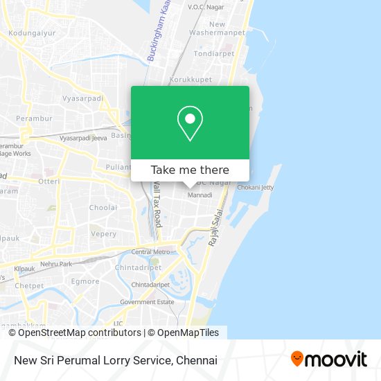 New Sri Perumal Lorry Service map