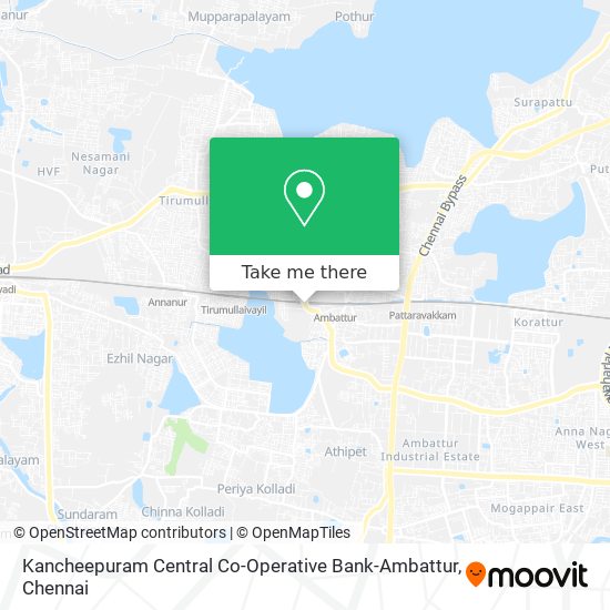 Kancheepuram Central Co-Operative Bank-Ambattur map