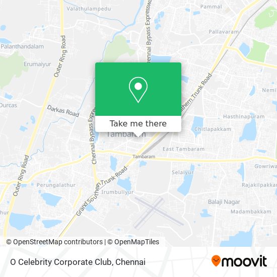 O Celebrity Corporate Club map