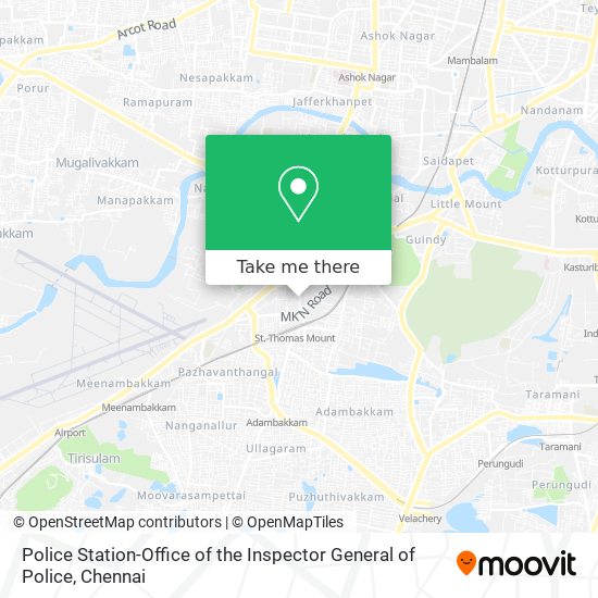 Police Station-Office of the Inspector General of Police map