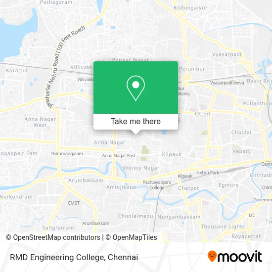 RMD Engineering College map