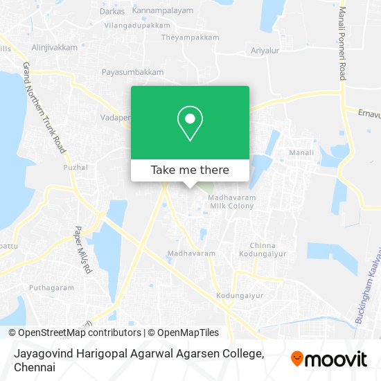 Jayagovind Harigopal Agarwal Agarsen College map