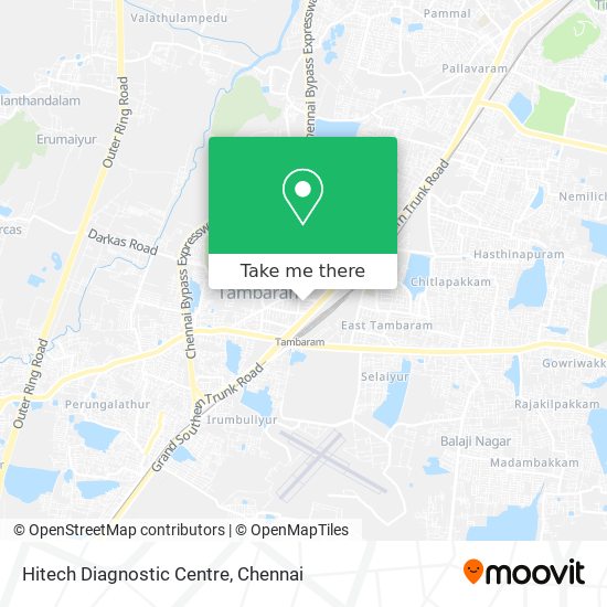 Hitech Diagnostic Centre map