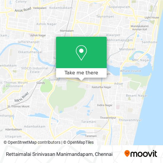Rettaimalai Srinivasan Manimandapam map