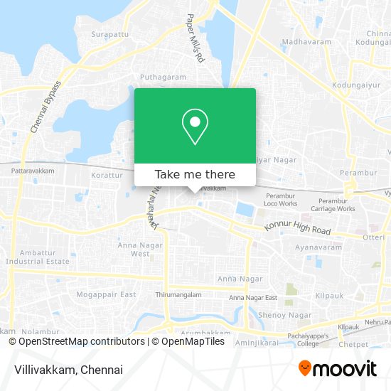 Villivakkam map