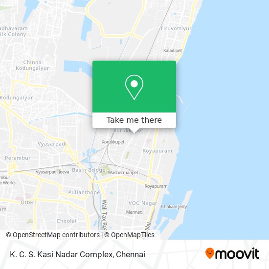 K. C. S. Kasi Nadar Complex map