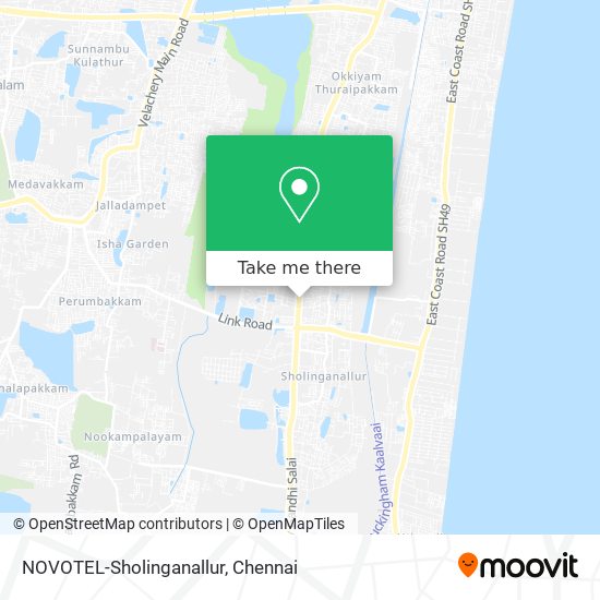 NOVOTEL-Sholinganallur map