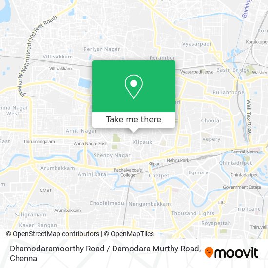 Dhamodaramoorthy Road / Damodara Murthy Road map