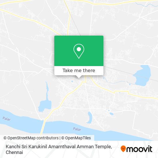 Kanchi Sri Karukinil Amarnthaval Amman Temple map