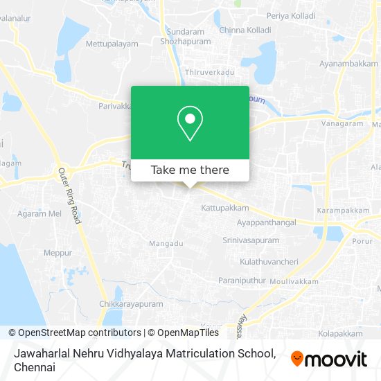 Jawaharlal Nehru Vidhyalaya Matriculation School map