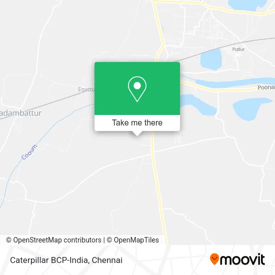 Caterpillar BCP-India map